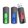 RAOYI 3 Pack 128GB USB 31 Flash Drive High Speed Renewed Colorful Thumb Drive Slide Retractable USB Stick Portable Memory Stick with Lanyard Hole Green Red Blue
