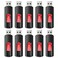 RAOYI 10Pcs 32GB USB Flash Drives Slide Retractable Memory Stick Bulk USB 20 Thumb Drive Jump Drive Zip Drive USB Sticks Data Storage Backup for PC Mac 32G Red