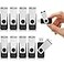 KEXIN 10 Pack 16GB Flash Drive Thumb Drive 16G Bulk USB Drive Memory Stick USB Stick with LED Indicator for Data StorageBlack10 Pack