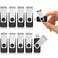 KEXIN 10 Pack 16GB Flash Drive Thumb Drive 16G Bulk USB Drive Memory Stick USB Stick with LED Indicator for Data StorageBlack10 Pack