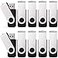 KEXIN 10 Pack 4GB Flash Drive Thumb Drive 4G USB Drive Memory Stick with LED Indicator USB 20 Black