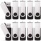 KEXIN 10 Pack 4GB Flash Drive Thumb Drive 4G USB Drive Memory Stick with LED Indicator USB 20 Black