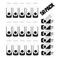 EASTBULL 50Pack Bulk Flash Drives 8GB USB 20 Flash Drive Pack ThumbDrive Bulk USB Drives Black 50PCS