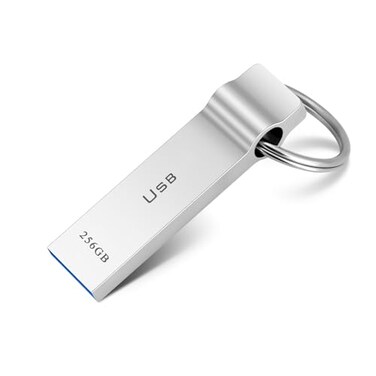 Marryler USB Flash Drive 230GB Waterproof USB Stick High Speed Memory Stick 230GB Ultra Large Storage Metal Thumb Drive with Keychain Design for Laptop Computer Tablet