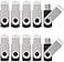 KALSAN 50 Pack USB 20 Thumb Drives 1GB Flash Memory Black
