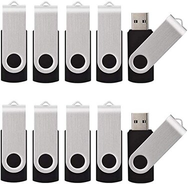 KALSAN 50 Pack USB 20 Thumb Drives 2GB Flash Memory Black