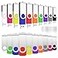 ABLAZE 128MB Flash Drive 20 Pack USB 20 Memory Stick with Lanyards Swivel Thumb Drives Bulk Pendrive U Disk for Data Storage Mixcolors
