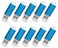 RAOYI 50 Pack 1GB 1G USB Flash Drive USB 20 Memory Stick Bulk Thumb Drive Pen Drive Jump DriveBlue