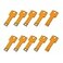 RAOYI 10 Pack 2GB USB Flash Drive USB 20 Metal Key Shape Memory Stick Thumb Drive Pen DriveGold