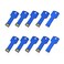 RAOYI 10 Pack 2GB USB Flash Drive USB 20 Metal Key Shape Memory Stick Thumb Drive Pen DriveBlue