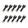 RAOYI 10 Pack 4GB USB Flash Drive USB 20 Metal Key Shape Memory Stick Thumb Drive Pen DriveBlack