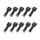 RAOYI 10 Pack 4GB USB Flash Drive USB 20 Metal Key Shape Memory Stick Thumb Drive Pen DriveBlack