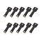RAOYI 10 Pack 4GB USB Flash Drive USB 20 Metal Key Shape Memory Stick Thumb Drive Pen DriveBlack