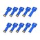 RAOYI 10 Pack 4GB USB Flash Drive USB 20 Metal Key Shape Memory Stick Thumb Drive Pen DriveBlue