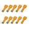 RAOYI 10 Pack 8GB USB Flash Drive USB 20 Metal Key Shape Memory Stick Thumb Drive Pen DriveGold