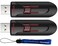 Everything But Stromboli SanDisk 128GB Glide 30 CZ600 2 Pack 128GB USB Flash Drive Flash Drive Jump Drive Pen Drive High Performance with 1 tm Lanyard