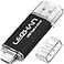 leizhan 256GB USB 30 Flash Drive Thumb Drives Jump Drive Storage Memory Stick TypeCUSB 2 in 1 Black