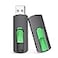 Aiibe 128GB Flash Drive 2 Pack USB Drive 128GB Upgraded 150MBs USB 31 Flash Drive Thumb Drive Retractable Memory Stick Jump Drives for PC Laptop Green