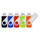 Exmapor USB Flash Drive 30 Thumb Drives 32GB 5 Pack MultiColor Swivel Memory Stick with Led