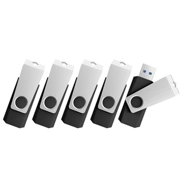 TOPESEL USB Flash Drives 5 Pack 64GB USB 30 Flash Drive Thumb Drive USB Flash Drive USB Memory Stick USB Memory Stick for PC laptops64GB 5Pack