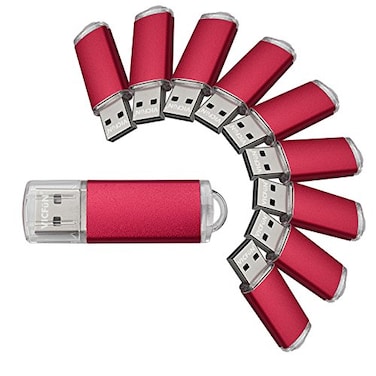 VICFUN 10pcs 8GB USB Flash Drive 8G USB 20 USB Drive Thumb Stick Red