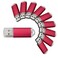 VICFUN 10pcs 8GB USB Flash Drive 8G USB 20 USB Drive Thumb Stick Red