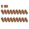 EASTBULL 8GB Wooden Flash Drives 20 Pack Bulk Flash Drives Pack Walnut Wooden Thumb Drives Pack High Speed USB 20 for Storage Dark Brown