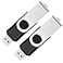 Maspen 2 Pack 32GB USB Flash Drive USB 20 Thumb Drives Jump Drive Fold Storage Memory Stick Swivel Design Black