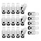 Maspen USB Flash Drive 2GB 20 Pack Bulk USB 20 Flash Drives Thumb Drive Swivel Memory Stick Jump Drive Pen Drive Black 2 GB 20 Pieces