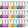 Aretop 1GB Bulk Flash Drives 100 Pack Premium USB 20 Flash Drive Bulk Thumb Drives 1GB 100 Pack Mix Color