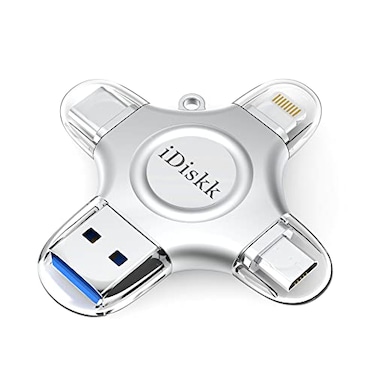 iDiskk 256GB Apple iPhone 17 16 FLASHDRIVE 256GB USB C Thumb Drive Photo Stick for iPhone iPad Android Samsung Flash Drive for iPhone Photos 1514131212 pro12 mini Storage