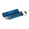 Kingston Ironkey Keypad 200 USBA 256GB Encrypted Flash Drive OS Independent FIPS 1403 Level 3 XTSAES 256bit BadUSB and Brute Force Protection MultiPin Option IKKP200256GB