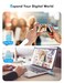 MOSDART 128GB USB C 32 Fast Speed C and A Dual Flash Drive exFAT Memory Stick with Keychain and LED Indicator for iPhone 151617 Android Phone iPad MacBook and Other Laptops Sky Blue