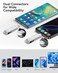 Nzeplou 128GB Flash Drive for iPhone iPad USB30 HighSpeed Memory Stick No App Needed Lightening USBC External Memory Storage for Photos Videos Picture Backup Thumb Drive Plug PlaySilver