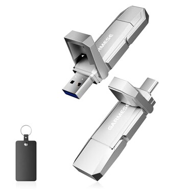 GARMESE 256GB USB C SSD Flash Drive Up to 450MBs USB 32 Solid State Thumb Drive TypeA TypeC 2in1 Flash Drive Memory Stick Data Storage Compatible with Smartphone Tablet Computer Game Console
