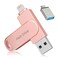 Kcsbaui Apple MFi 512GB Photo Stick Flash Drive for iPhone Memory Stick for PhotoVideo Backup Stick HighSpeed USB Stick iPhone Storage Drive Compatible for iPhoneiPadAndroidPC Pink