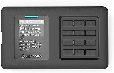 iodd ST400512GB SSD 25 inch EnclosureUSBCBootable Virtual ODDHDD AES256 Encryption Max up to 76 DigitsWrite ProtectUSBC TypeNext Gen Model Made in Korea