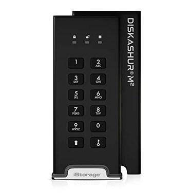 iStorage diskAshur M2 240GB PIN authenticated Hardware encrypted USB 32 Portable SSD UltraFast FIPS Compliant Rugged Portable