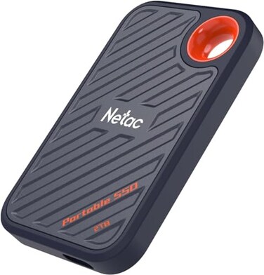 Netac 2TB ZX20 Extreme Portable NVMe SSD External Solid State Drive up to 2000MBs Read 1700MBs Write Speed USB 32 Gen2 Business Travel Drive Essential Supports Win to Go
