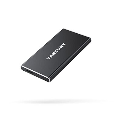 Vansuny 500GB Portable External SSD USB 31 Gen2 450MBs HighSpeed Data Transfer Metal USB C Mini Portable External Solid State Drive for PC Laptop Phones and More
