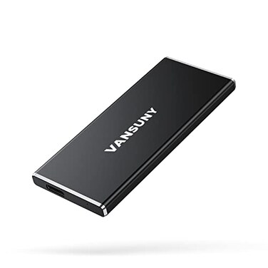 Vansuny 1TB Portable External SSD USB 31 Gen2 500MBs HighSpeed Data Transfer Metal USB C Mini Portable External Solid State Drive for PC Laptop Phones and More