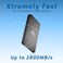 OWC 4TB Envoy Pro FX Portable Rugged External NVMe M2 SSD Drive Thunderbolt 3 USB32 USBC up to 2800MBs speeds DropShock Resistant Compatible with Mac and PC