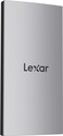 Lexar 2TB ES3 External SSD Up to 1050MBs Read Storage Expansion Compatible wUSBC Smartphones iPhone 1516 PC Mac Tablets Sleek Sturdy Design Silver LES3XXX002TRNSAU