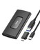 Aiibe 1TB External SSD USB C Portable SSD USB 32 Gen 2 Up to 1050MBs External Solid State Drive 1TB External Hard Drive for iPhone 171615 Laptop Black