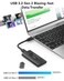 Aiibe 1TB External SSD USB C Portable SSD USB 32 Gen 2 Up to 1050MBs External Solid State Drive 1TB External Hard Drive for iPhone 171615 Laptop Black