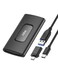 Aiibe 1TB External SSD USB C Portable SSD USB 32 Gen 2 Up to 1050MBs External Solid State Drive 1TB External Hard Drive for iPhone 171615 Laptop Black