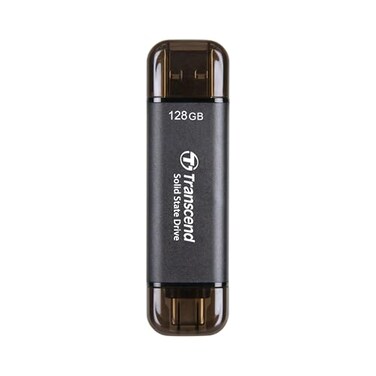 Transcend ESD310 128GB External SSD Up to 1050MBs Dual USB Flash Drive for iPhoneiPadMacWindows AndroidTabletPC USB 32 Gen 2 Thumb Drive Photo Stick 2in1 Type C Type A Memory Stick