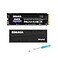 Ediloca 1TB PS5 SSD with Heatsink PCIe Gen4 NVMe M2 Gaming SSD 7400MBs Read 1GB DRAM Cache 3D TLC Internal Solid State Drive Compatible with PS5 PCEN855