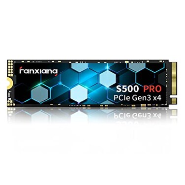 fanxiang S500 Pro 256GB NVMe SSD M2 PCIe 30 Gen 3x4 2280 Internal Solid State Drive SLC Cache 3D NAND TLC Up to 3000MBs Compatible with Laptop and PC DesktopsBlack