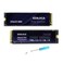 Ediloca EN600 PRO SSD 256GB PCIe 30 Gen 3x4 NVMe M2 2280 Up to 1400MBs Internal Solid State Drive SLC Cache 3D NAND TLC Graphene Cooling Sticker Storage for PC Desktop and Laptops